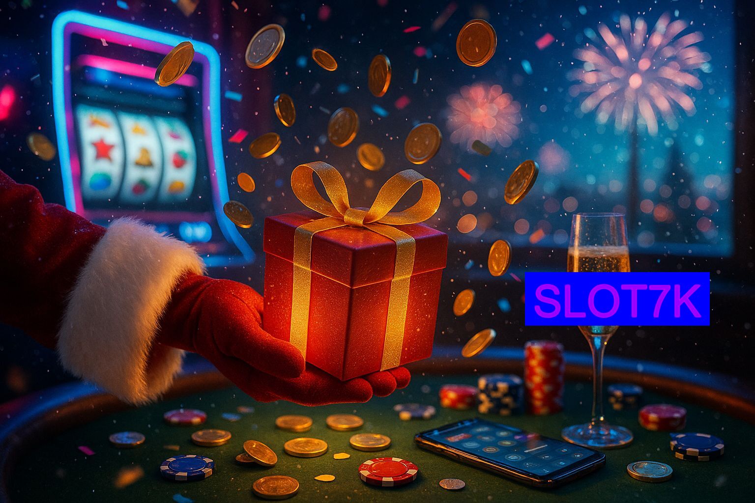 Promoções de Ano Novo no SLOT7K